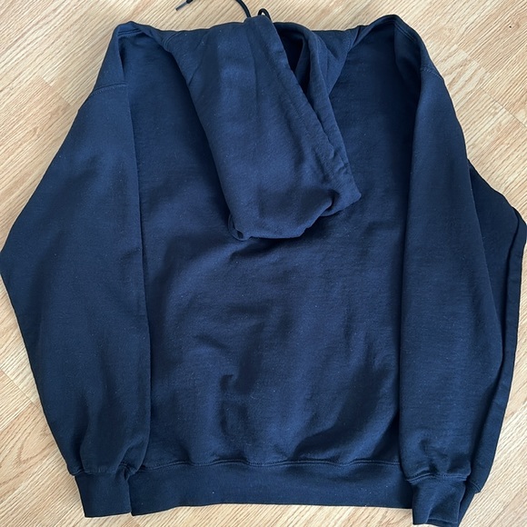 EUC Black Hooded Sweatshirt - Picture 2 of 2